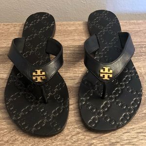 Genuine Leather Tory Burch Thong Sandals
